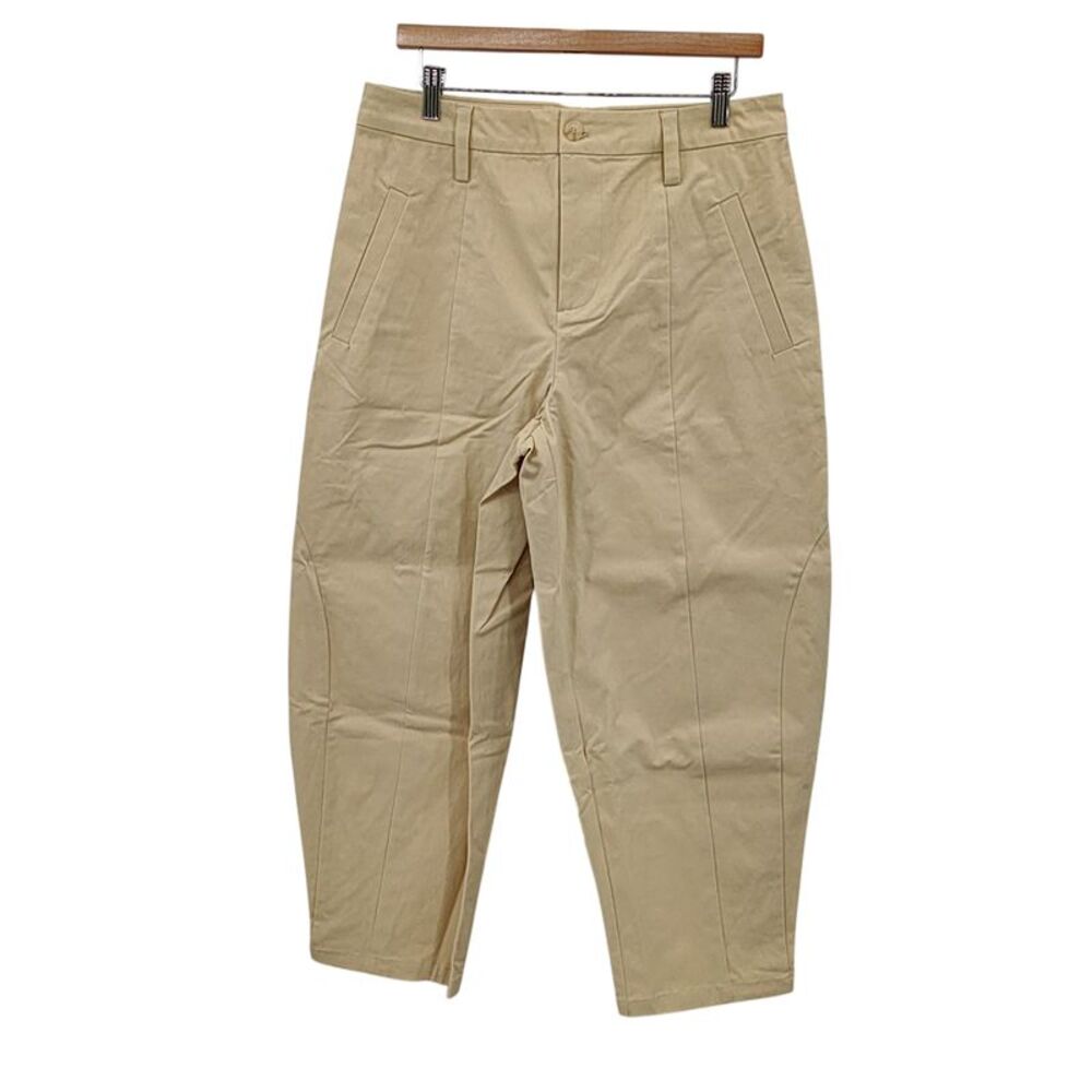 Ruti Women Twill Detail Oriented Tapered Pants French Beige 14